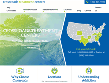 Tablet Screenshot of crossroadstreatmentcenters.com